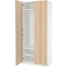 IKEA Beyaz Ferah Kapaklı Gardırop