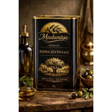 Mudaniya Soğuk Sıkım Sızma Natürel 5l (4800GR) Zeytinyağı