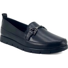 Beety 2274-4 Hakiki Deri Günlük Kadın Ayakkabı-Siyah