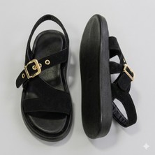 Kindep (Park Moda) Rahat Kadın Sandalet Siyah