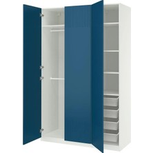 IKEA Beyaz Geniş Kapaklı Gardırop