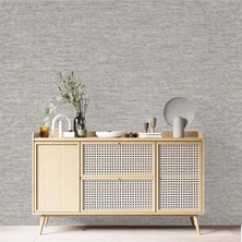 Adawall Muse Koleksiyonu 25108-4 Koyu Gri Taş Görünümlü Duvar Kağıdı 1.06X15.6M, 16.5m²