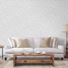 Adawall Muse Koleksiyonu 25103-1 Kırık Beyaz Dokulu Modern Duvar Kağıdı 1.06X15.6M, 16.5m²