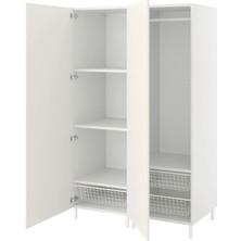 IKEA Beyaz Fonksiyonel Kapaklı Gardırop