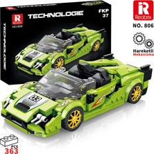 Reobrix Creator 806 Lamborghini Sian Spor Araba Yaratıcı Yapı Blok Seti Building Blocks - 348 Parça