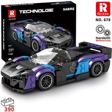Reobrix Creator 678 Mclaren Sabre Spor Araba Yaratıcı Yapı Blok Seti Building Blocks - 390 Parça
