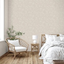 Adawall Muse Koleksiyonu 25107-1 Krem Sıva Dokulu Duvar Kağıdı 1.06X15.6M, 16.5m²