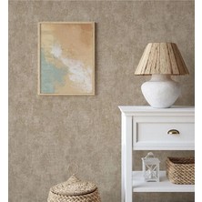 Adawall Muse Koleksiyonu 25105-4 Koyu Bej Textile Dokulu Duvar Kağıdı 1.06X15.6M, 16.5m²