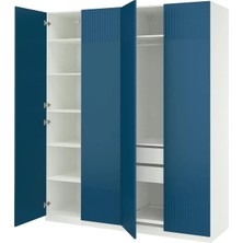 IKEA Beyaz Fonksiyonel Kapaklı Gardırop