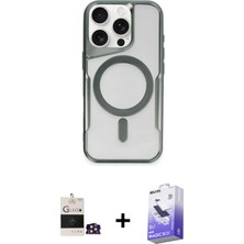 BUTİMAR'S iPhone 14 Pro Max Yadigar Klasik Özel Seri - Siyah Bilvis 5in1 5d Magic Hayalet Cam Ekran Koruyucu + Gold Bilvis Titan Kamera Lens