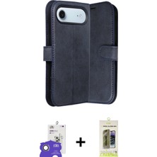 BUTİMAR'S iPhone 17 Air Siluet Işık Serisi - Siyah Joko Magic 5d Hayalet Cam + Gold Bilvis Titan Kamera Lens