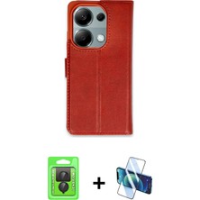 BUTİMAR'S Redmi Note 13 Pro 4g Siluet Işık Serisi - Siyah 3D Antistatik Seramik Nano Ekran Koruyucu + Siyah Raze Metal Kamera Lens