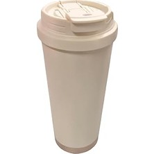 Indispensablely Trendix Çelik Içli Termos Bardak 500 ml Krem