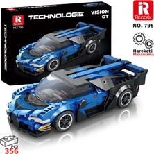 Reobrix Creator 795 Bugatti Vision Gt Spor Araba Yaratıcı Yapı Blok Seti Building Blocks - 356 Parça