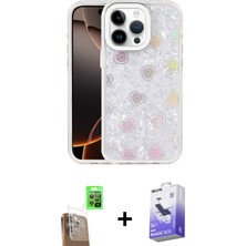 BUTİMAR'S iPhone 16 Pro Max Odak Prime - Siyah Bilvis 5in1 5d Magic Hayalet Cam Ekran Koruyucu + Çöl Titanyum Raze Metal Kamera Lens