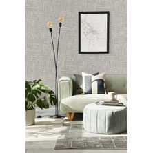 Adawall Vizon Dokulu Silinebilir Nonwoven Vinil Duvar Kağıdı | Muse 25101-2, Açık Vizon, 1.06X15.6M - 16.5m²