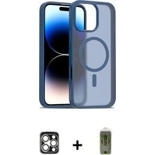 BUTİMAR'S iPhone 16 Pro Max Siluet Minimal Prime - Siyah Joko Magic 5d Hayalet Cam + Gümüş Pvd Metal Kamera Lens