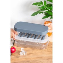 Pileli Store 32 Gözlü Hazneli Silikon Buzluk MP-7075