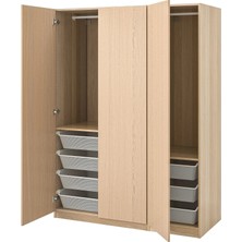 IKEA Meşe Fonksiyonel Kapaklı Gardırop