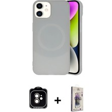 BUTİMAR'S iPhone 11 Ufuk Serisi - Siyah Bilvis 3D Cam Ekran Koruyucu + Turuncu Pvd Metal Kamera Lens