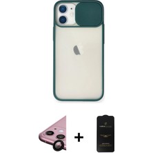 BUTİMAR'S iPhone 11 Vadi Çizgi - Siyah 6d Antistatik Mat Seramik Hayalet Nano Ekran Koruyucu + Siyah Raze Metal Kamera Lens