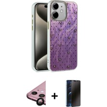 BUTİMAR'S iPhone 11 Zirve Modern Prime - Siyah 3D Antistatik Hayalet Cam Ekran Koruyucu + Siyah Raze Metal Kamera Lens