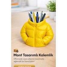 Nuclear Kimya Mont Tasarımlı Kalemlik – Dekoratif Masaüstü Kalemlik – Ofis ve Çalışma Masası Organizer