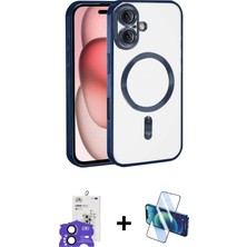 BUTİMAR'S iPhone 17 Nova Işık Özel Seri - Siyah 3D Antistatik Seramik Nano Ekran Koruyucu + Siyah Bilvis Titan Kamera Lens