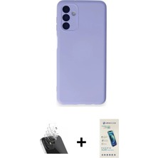 BUTİMAR'S Galaxy A14 4g Ahenk Serisi - Şeffaf Pasifik Cam Ekran Koruyucu + Şeffaf Kamera Lens Koruma Cam