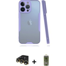 BUTİMAR'S iPhone 14 Pro Atlas Asil Serisi - Siyah Joko Magic 5d Hayalet Cam + Gold Raze Metal Kamera Lens