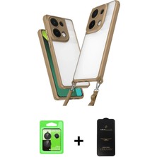 BUTİMAR'S Redmi Note 13 Pro 5g Ufuk Klasik - Siyah 6d Antistatik Mat Seramik Hayalet Nano Ekran Koruyucu + Siyah Raze Metal Kamera Lens