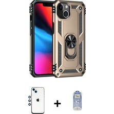 BUTİMAR'S iPhone 14 Ahenk Klasik Koleksiyonu - Siyah Joko Magic 5d Cam + Mavi Shine Kamera Lens