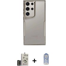 BUTİMAR'S Galaxy S24 Ultra Akış Çizgi Koleksiyonu - Siyah Joko Magic 5d Cam + Gold Bilvis Titan Kamera Lens