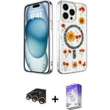 BUTİMAR'S iPhone 14 Pro Max Kozmos Doku - Siyah Bilvis 5in1 3D Magic Cam Ekran Koruyucu + Gold Raze Metal Kamera Lens