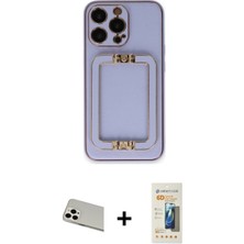 BUTİMAR'S iPhone 13 Pro Max Kozmos Minimal Prime - Siyah 6d Mat Seramik Hayalet Nano Ekran Koruyucu + Beyaz Rainbow Kamera Lens Koruma Cam