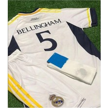 R.madridd 2023-24 Sezon Jude Bellingham Iç Saha Çocuk Forması 3'lü Set