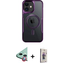 BUTİMAR'S iPhone 11 Yadigar Klasik Özel Seri - Siyah Bilvis 3D Cam Ekran Koruyucu + Kırmızı Raze Metal Kamera Lens