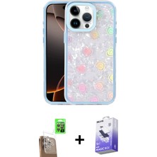 BUTİMAR'S iPhone 16 Pro Max Odak Prime - Siyah Bilvis 5in1 5d Magic Hayalet Cam Ekran Koruyucu + Çöl Titanyum Raze Metal Kamera Lens