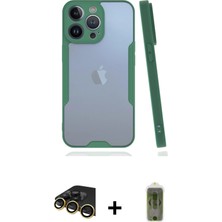 BUTİMAR'S iPhone 14 Pro Atlas Asil Serisi - Siyah Joko Magic 5d Hayalet Cam + Gold Raze Metal Kamera Lens