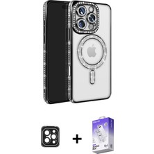 BUTİMAR'S iPhone 16 Pro Max Zirve Doku Prime - Siyah Bilvis 5in1 3D Magic Cam Ekran Koruyucu + Siyah Pvd Metal Kamera Lens