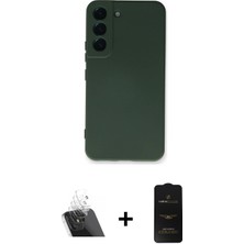 BUTİMAR'S Galaxy S23 Plus Ahenk Serisi - Siyah 6d Antistatik Mat Seramik Hayalet Nano Ekran Koruyucu + Şeffaf Kamera Lens Koruma Cam