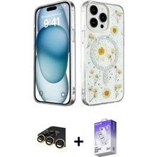 BUTİMAR'S iPhone 14 Pro Max Kozmos Doku - Siyah Bilvis 5in1 3D Magic Cam Ekran Koruyucu + Gold Raze Metal Kamera Lens