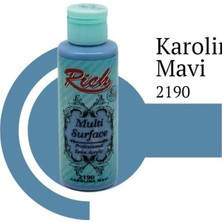 Rich Multi Surface 2190 Karolina Mavi Akrilik Boya 120 cc