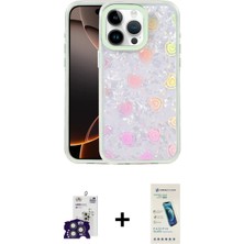 BUTİMAR'S iPhone 16 Pro Max Odak Prime - Şeffaf Pasifik Cam Ekran Koruyucu + Titanyum Gri Bilvis Titan Kamera Lens