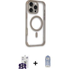 BUTİMAR'S iPhone 16 Pro Max Eksen Klasik Koleksiyonu - Siyah Joko Magic 5d Cam + Titanyum Gri Bilvis Titan Kamera Lens