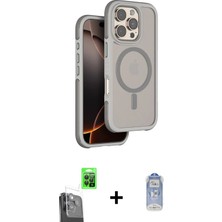 BUTİMAR'S iPhone 16 Pro Çekirdek Minimal Prime - Siyah Joko Magic 5d Cam + Siyah Raze Metal Kamera Lens