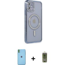 BUTİMAR'S iPhone 11 Zirve Doku Prime - Siyah Joko Magic 5d Hayalet Cam + Yeşil Neon Fosforlu Kamera Lens