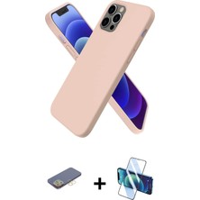 BUTİMAR'S iPhone 12 Pro Kozmos Yansıma Özel Seri - Siyah 3D Antistatik Seramik Nano Ekran Koruyucu + Sarı Renkli Kamera Lens Koruma Cam