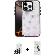 BUTİMAR'S iPhone 16 Pro Max Odak Prime - Şeffaf Pasifik Cam Ekran Koruyucu + Titanyum Gri Bilvis Titan Kamera Lens