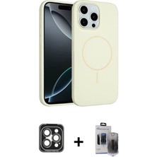 BUTİMAR'S iPhone 15 Pro Max Yankı Form Serisi - Siyah Vanessa Magic Hayalet Cam + Gri Pvd Metal Kamera Lens